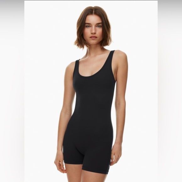 Abound black leotard athletic romper - Picture 1 of 5